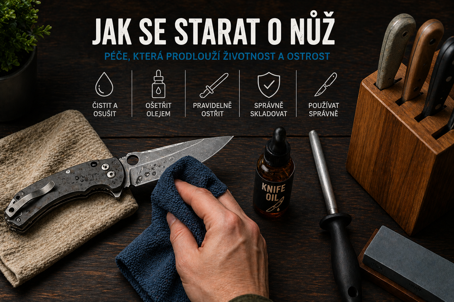 Jak se starat o nůž?