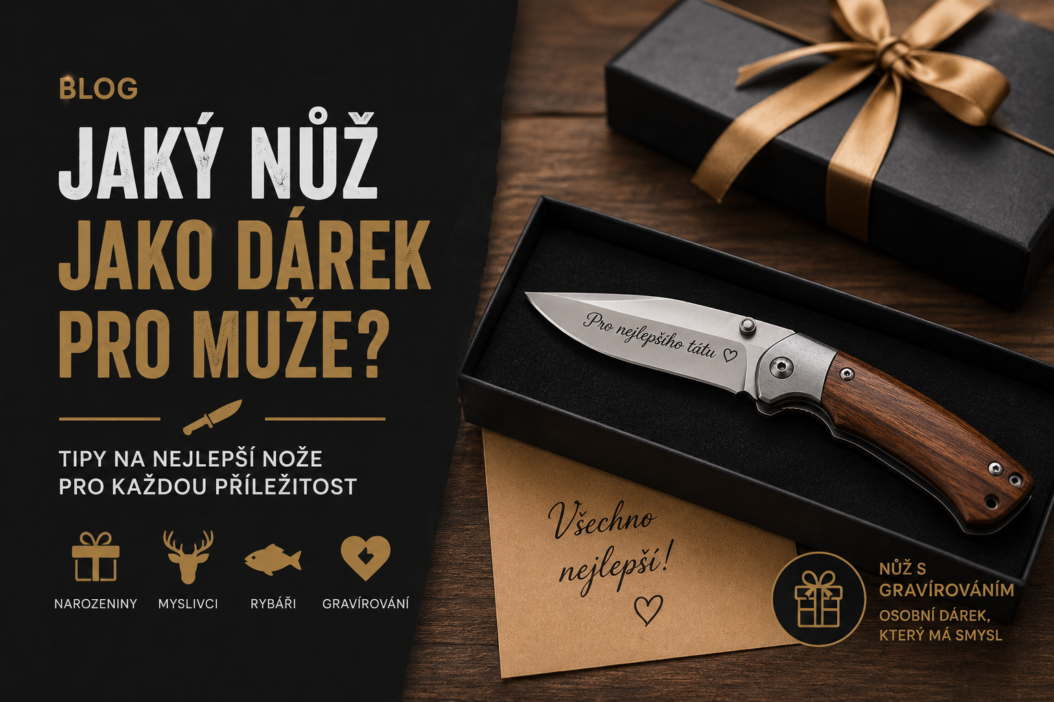 Jaký nůž jako dárek pro muže?