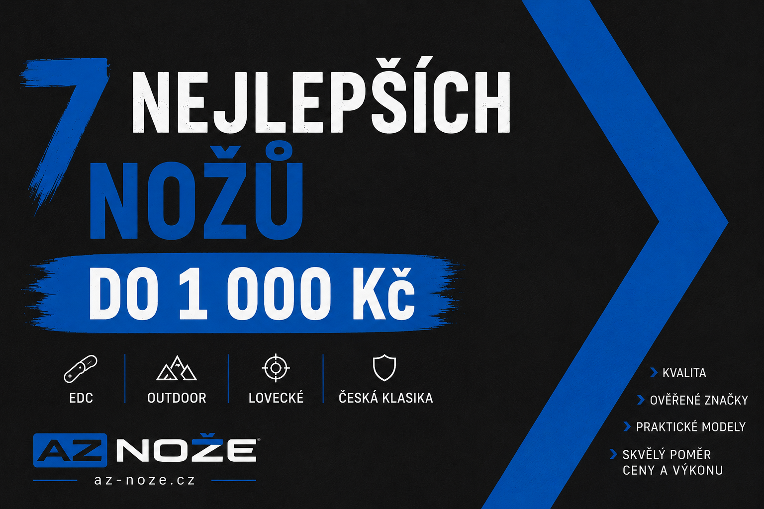 Nejlepší nože do 1 000 Kč – 7 tipů, které stojí za to