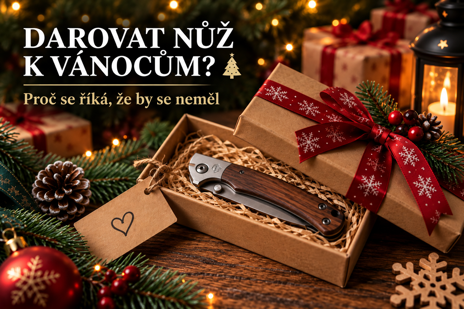 Darovat nůž k Vánocům? Proč se říká, že by se neměl