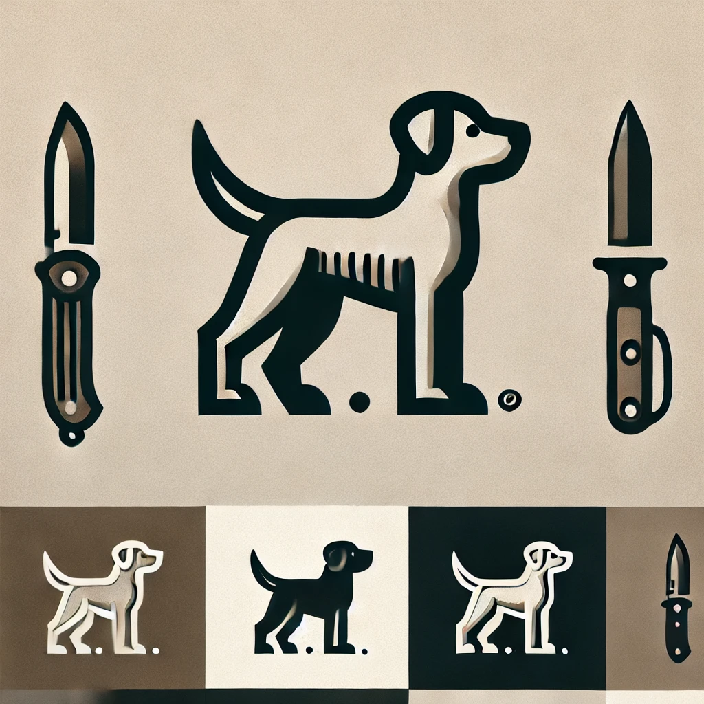 Nože se zvířecím motivem