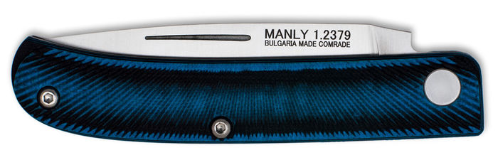 Kapesní zavírací nůž Manly EDC nůž Comrade BLACK & BLUE CPM 154