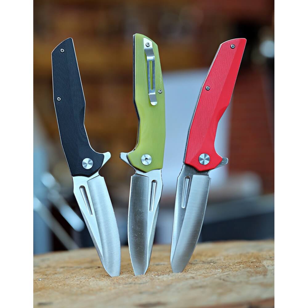 Kapesní zavírací nůž Dellinger Coyotte Flipper GREEN