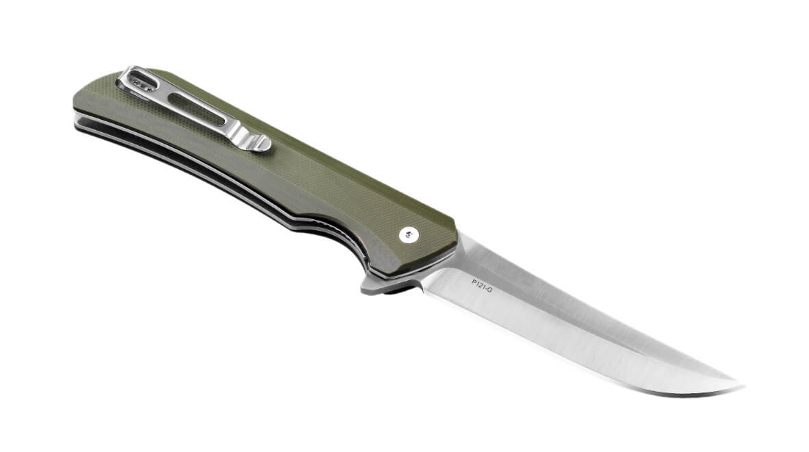 Kapesní zavírací nůž Ruike Hussar P121 zelený