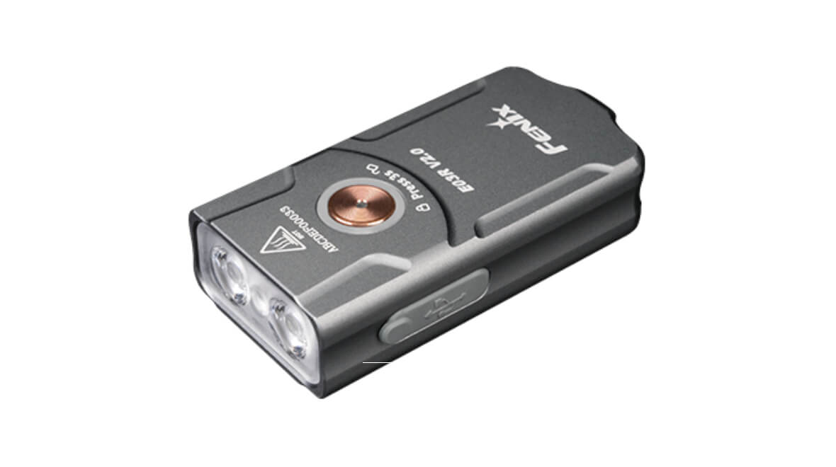 Nabíjecí baterka Fenix E03R V.2 šedá