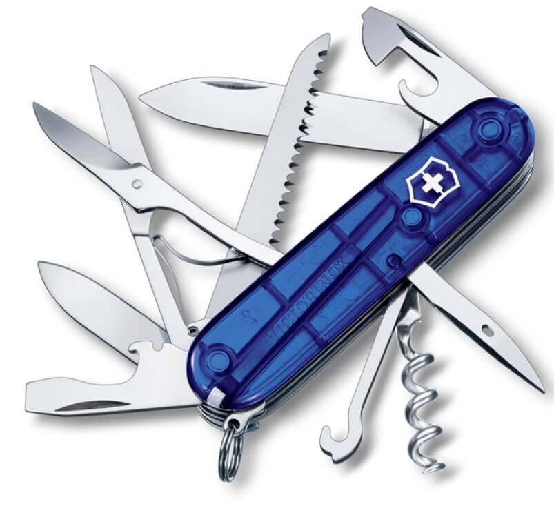 Victorinox Huntsman blue.