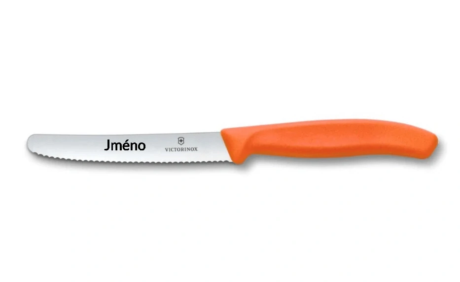 Victorinox na rajčata oranžový se jménem
