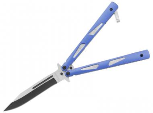 Nůž motýlek Albainox 36239 modrý