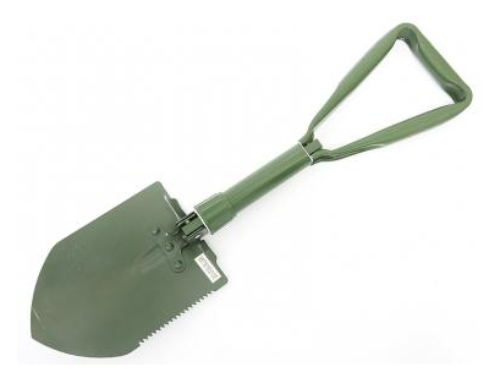 Lopatka skládací velká 61 cm zelená