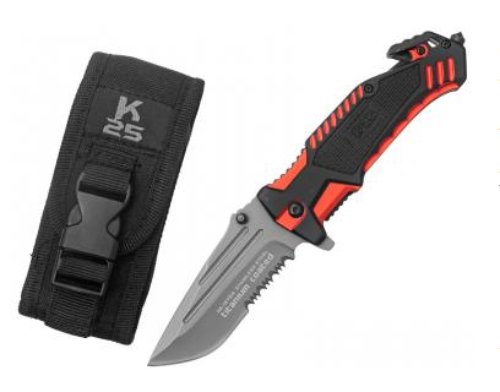 Zavírací nůž RUI Tactical - K25 19764 záchranářský