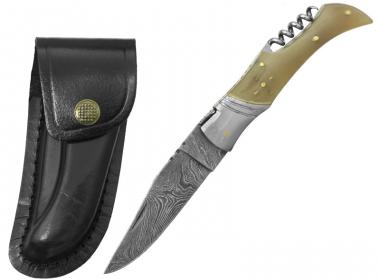 Zavírací nůž Laguiole Bougna 5093 damašek sv. roho