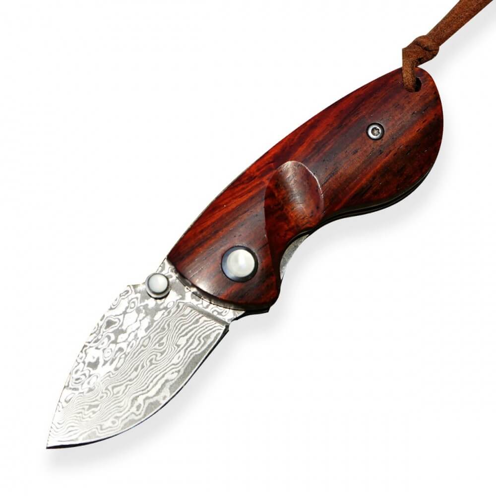Malý lovecký zavírací nůž Dellinger SMALL KILLER VG10 Damascus