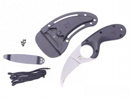 Nůž CRKT Bear Claw zoubkovaný, tupý hrot