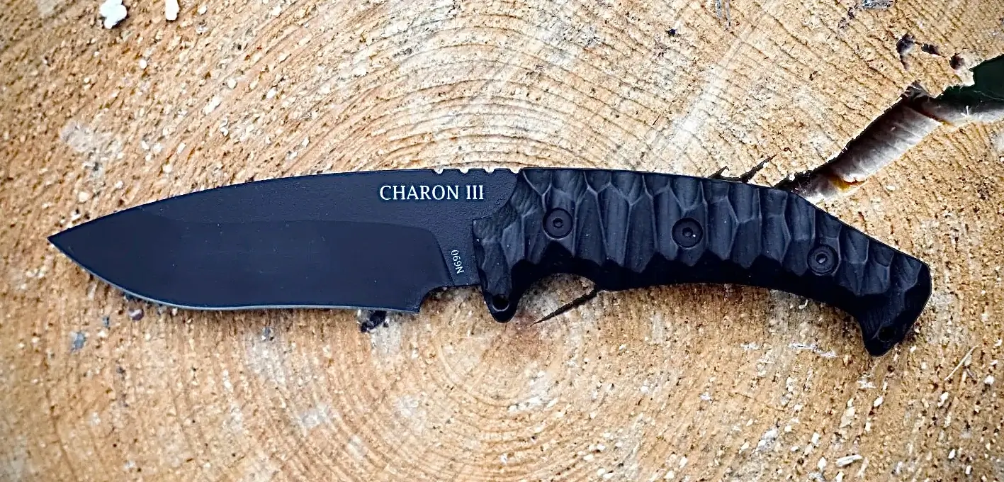 Nůž Dachs knives Charon III černý