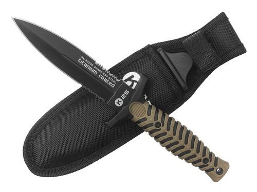Nůž RUI Tactical K25 32206 dýka hnědá