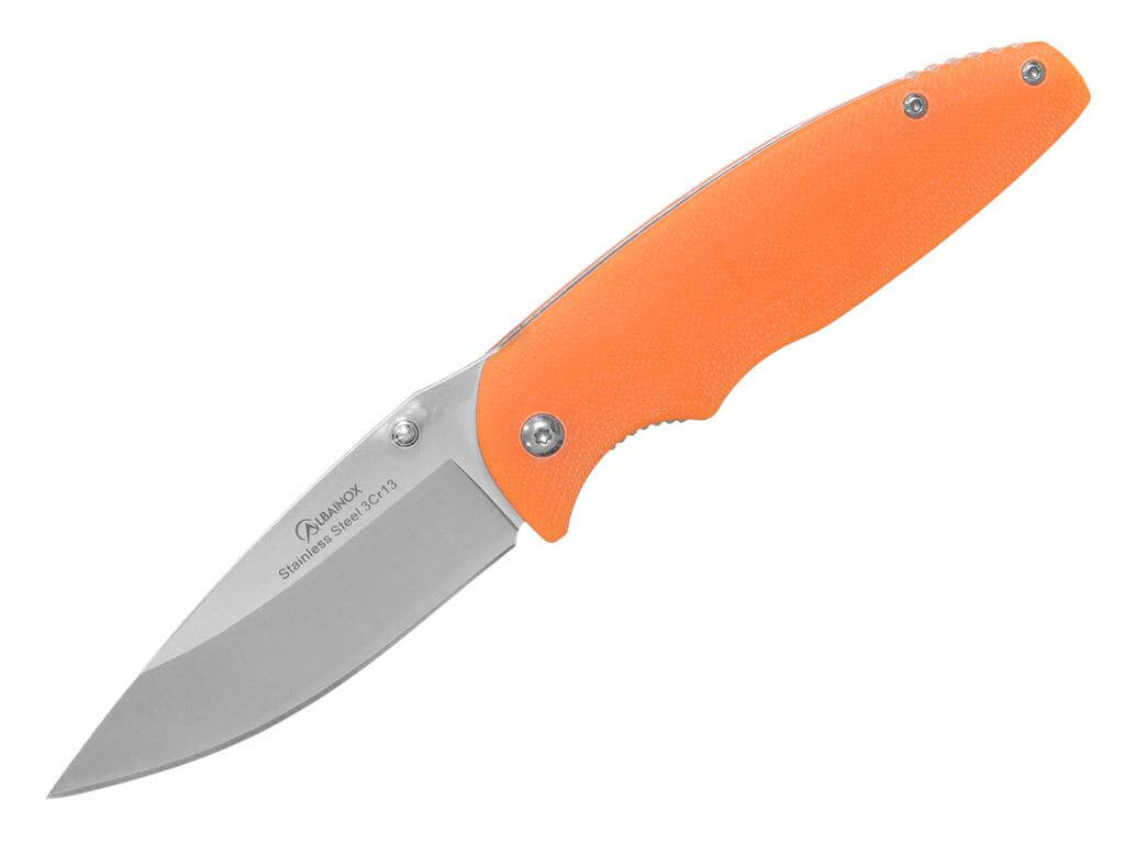 Zavírací nůž Albainox 18054 oranžový