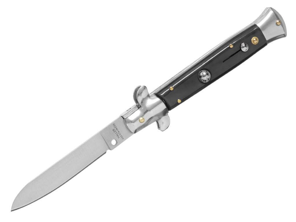 Zavírací nůž Haller 30761 černý vystřelovací