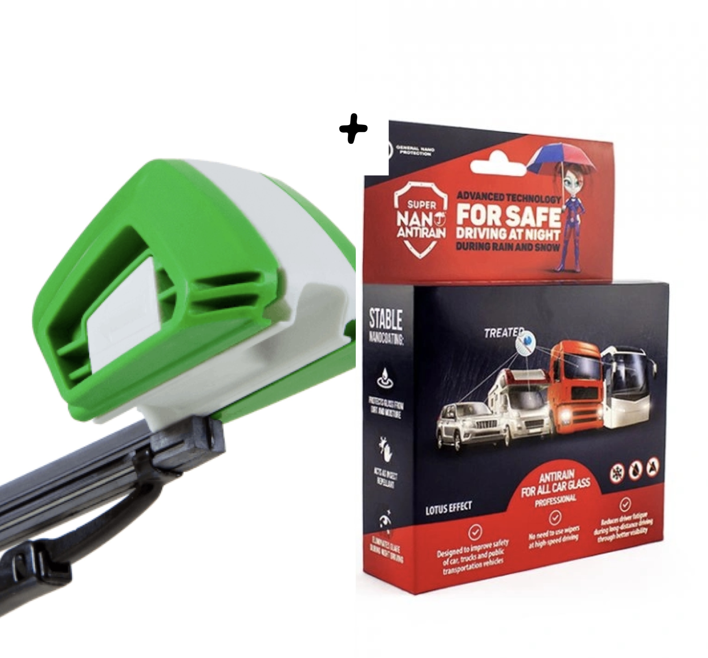 ECOCUT® pro - renovátor stěračů + Nano tekuté stěrače