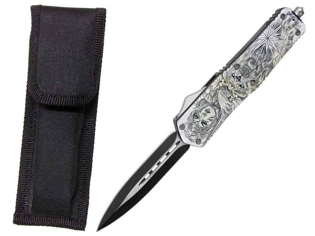 Vystřelovací nůž Dagger Comics Lion