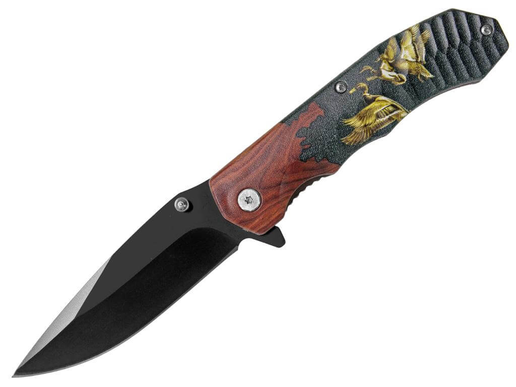 Zavírací nůž Ducks wood 9386 asist