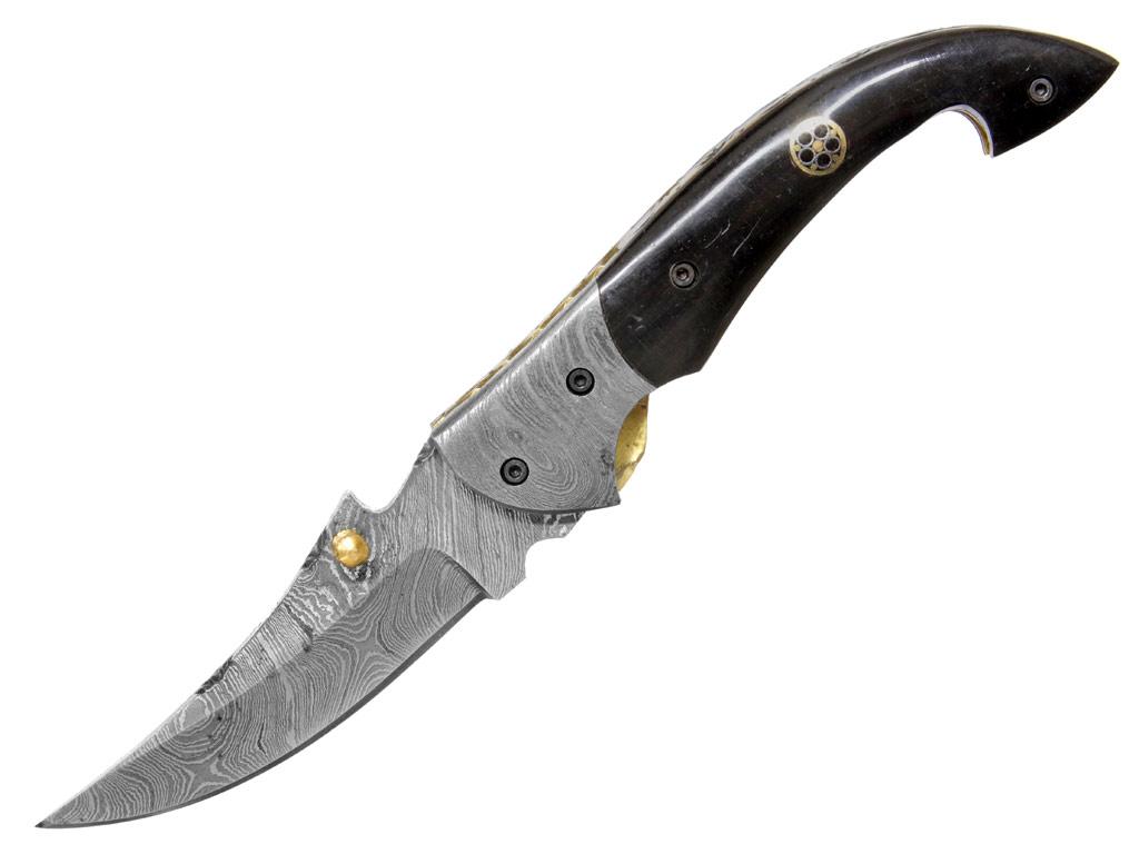 Zavírací nůž Damast Slim Silver