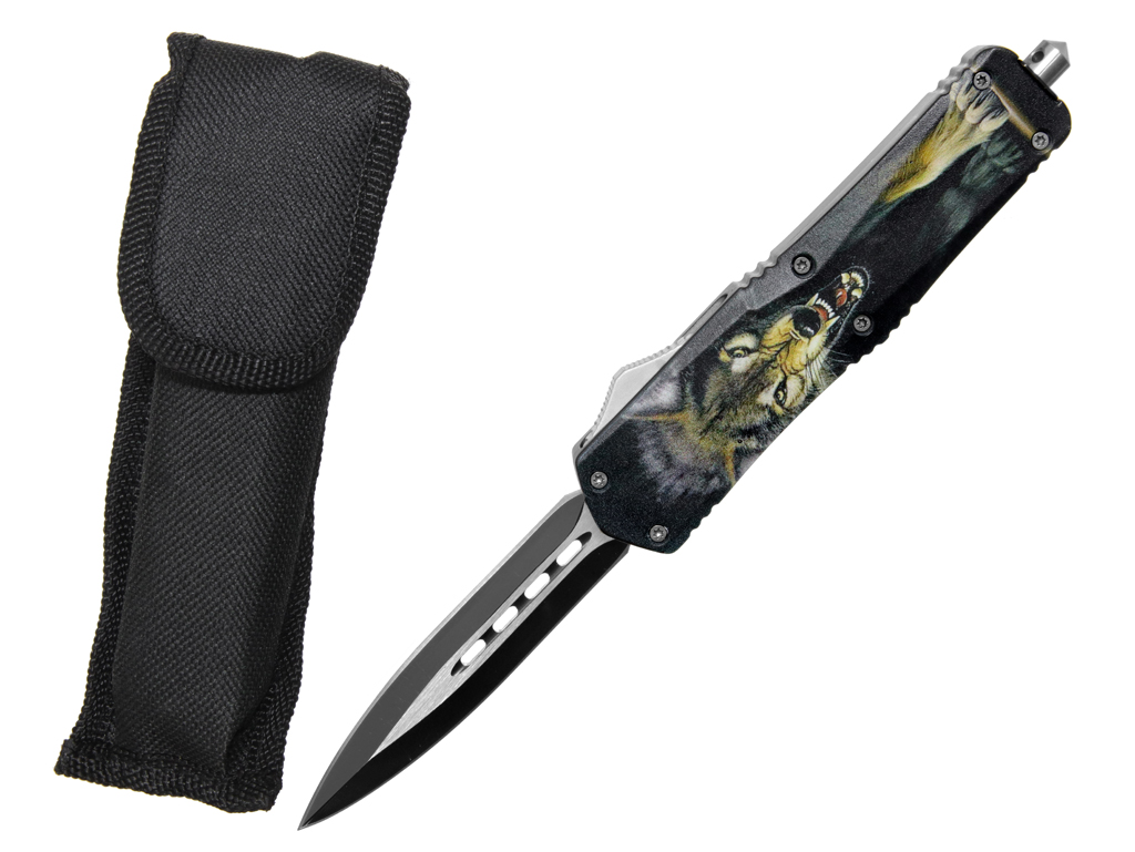 Vystřelovací nůž Dagger Wolf Color.