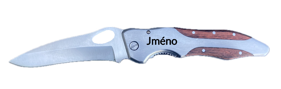 Kapesní zavírací nůž se jménem