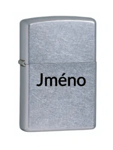 Zippo zapalovač Street Chrome se jménem