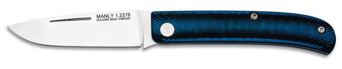 Kapesní zavírací nůž Manly EDC nůž Comrade BLACK & BLUE D2