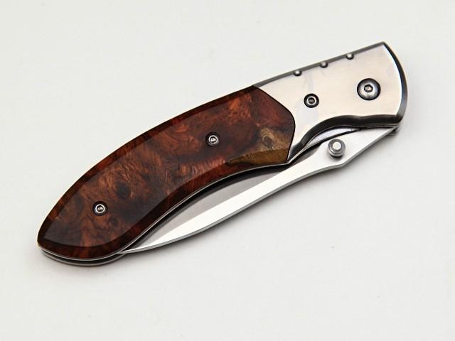 NŮŽ FOX BLACK BF-76 KOŘEN 8cm