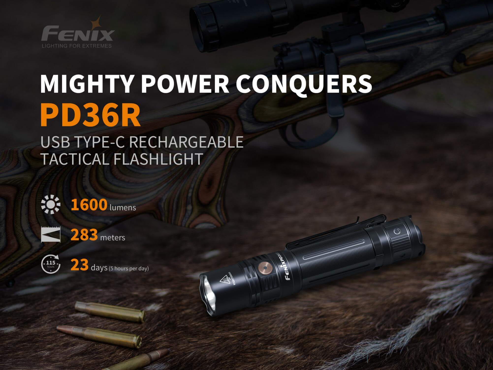 Nabíjecí led svítilna Fenix PD36R