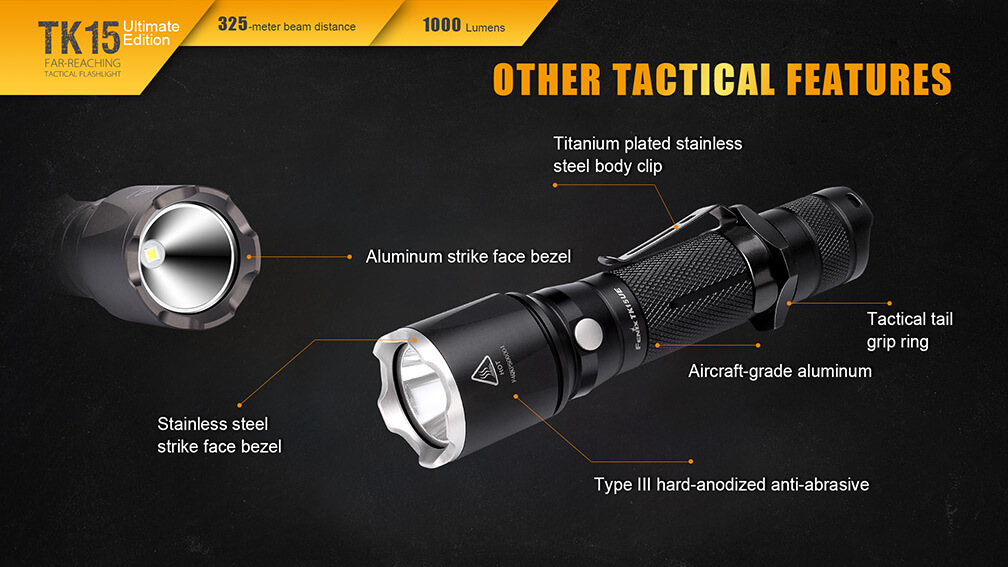 Taktická LED svítilna Fenix TK15 Ultimate Edition