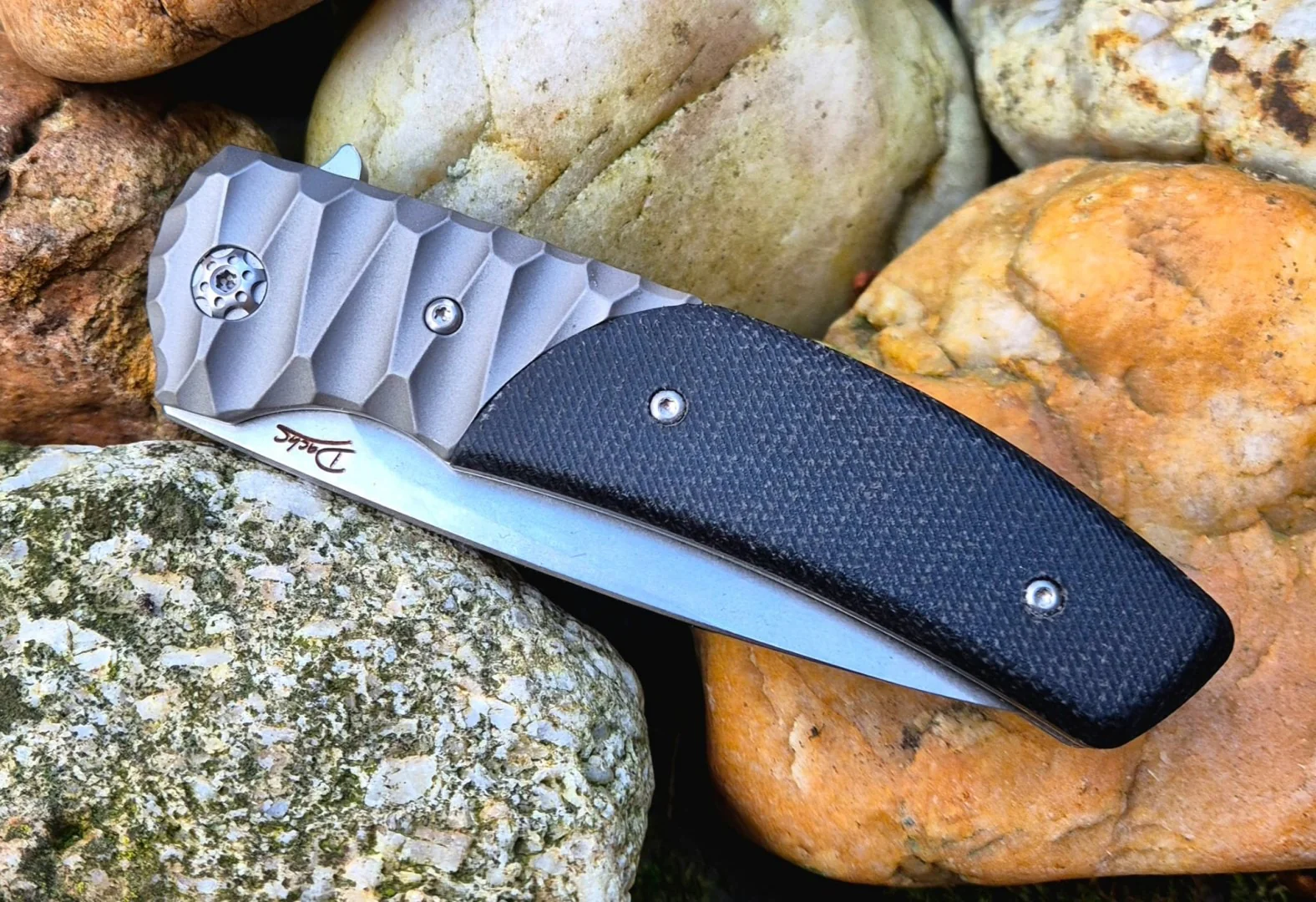 Kapesní zavírací nůž Dachs knives Gentleman 3 titan
