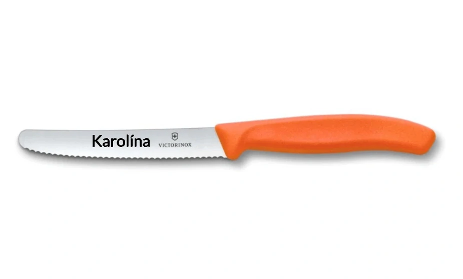 Victorinox na rajčata oranžový se jménem