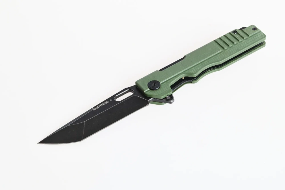 Kapesní zavírací nůž Sagittarius G tanto G10 Green - zelený