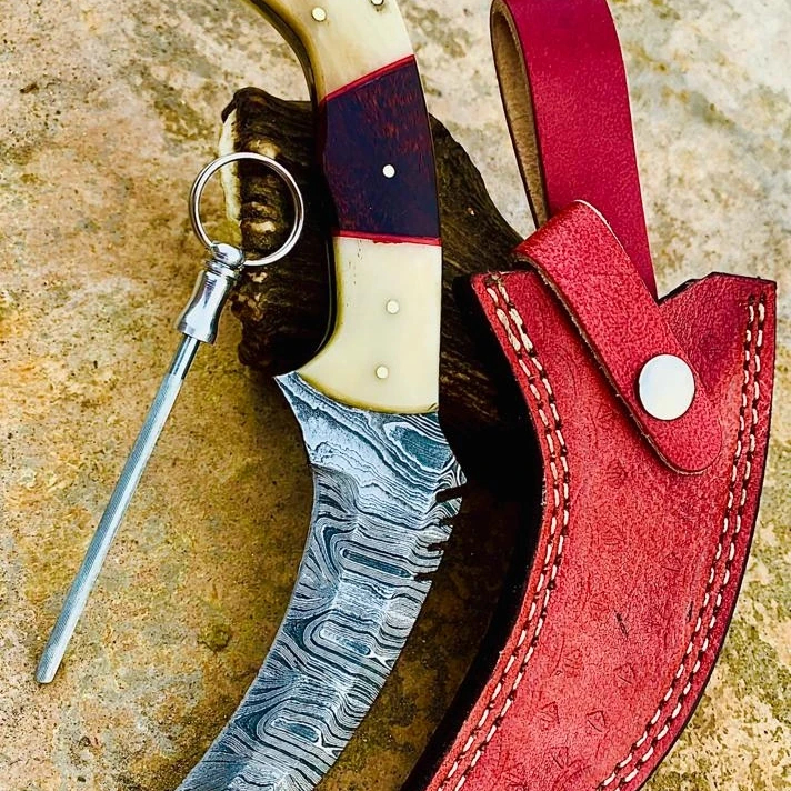 PEVNÝ DAMAŠKOVÝ KARAMBIT CRESCENT .