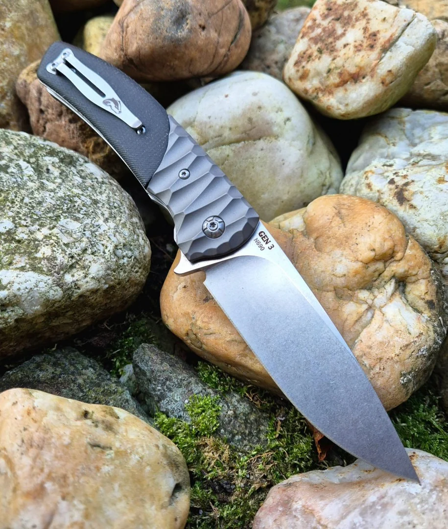 Kapesní zavírací nůž Dachs knives Gentleman 3 titan