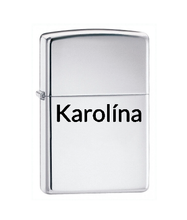Zippo zapalovač 22001 High Polish Chrome Jménem