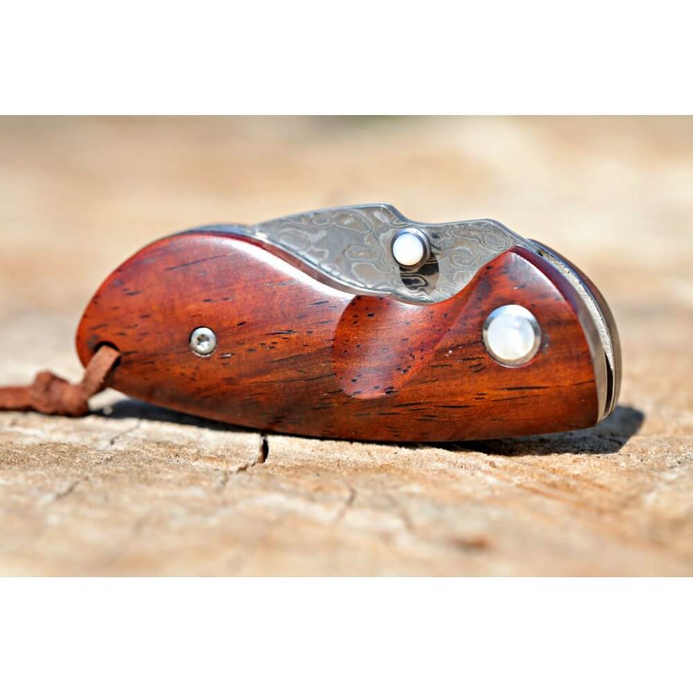 Malý lovecký zavírací nůž Dellinger SMALL KILLER VG10 Damascus