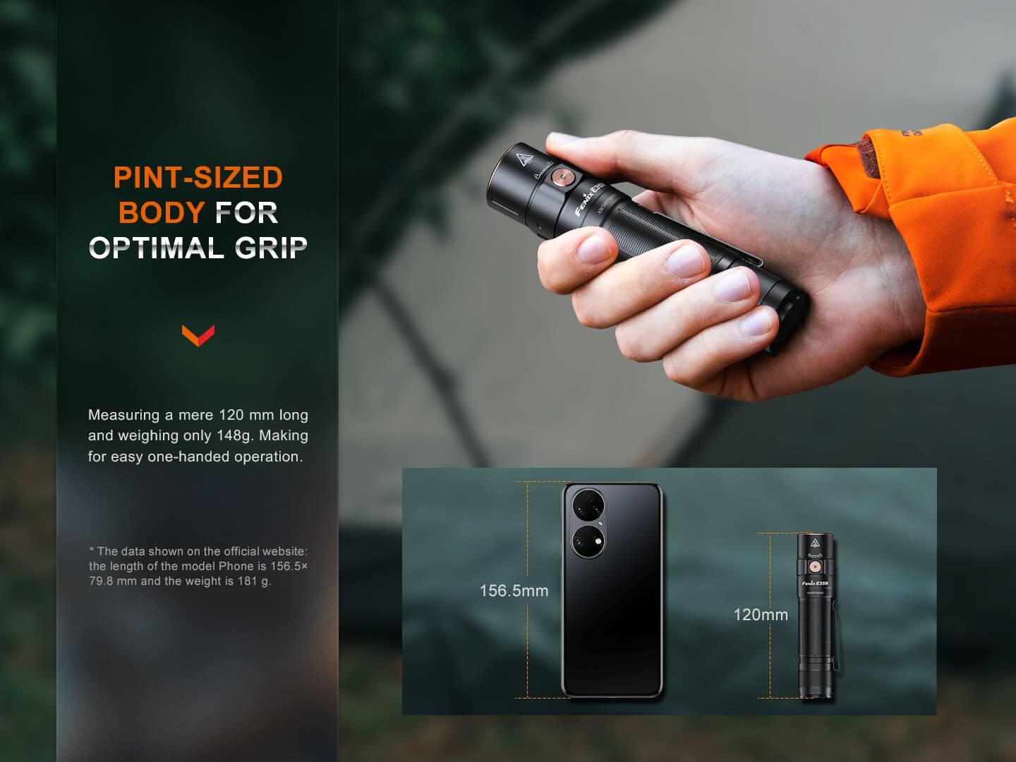 Nabíjecí LED svítilna Fenix E35R