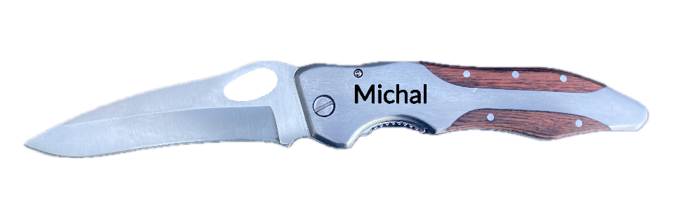 Kapesní zavírací nůž se jménem