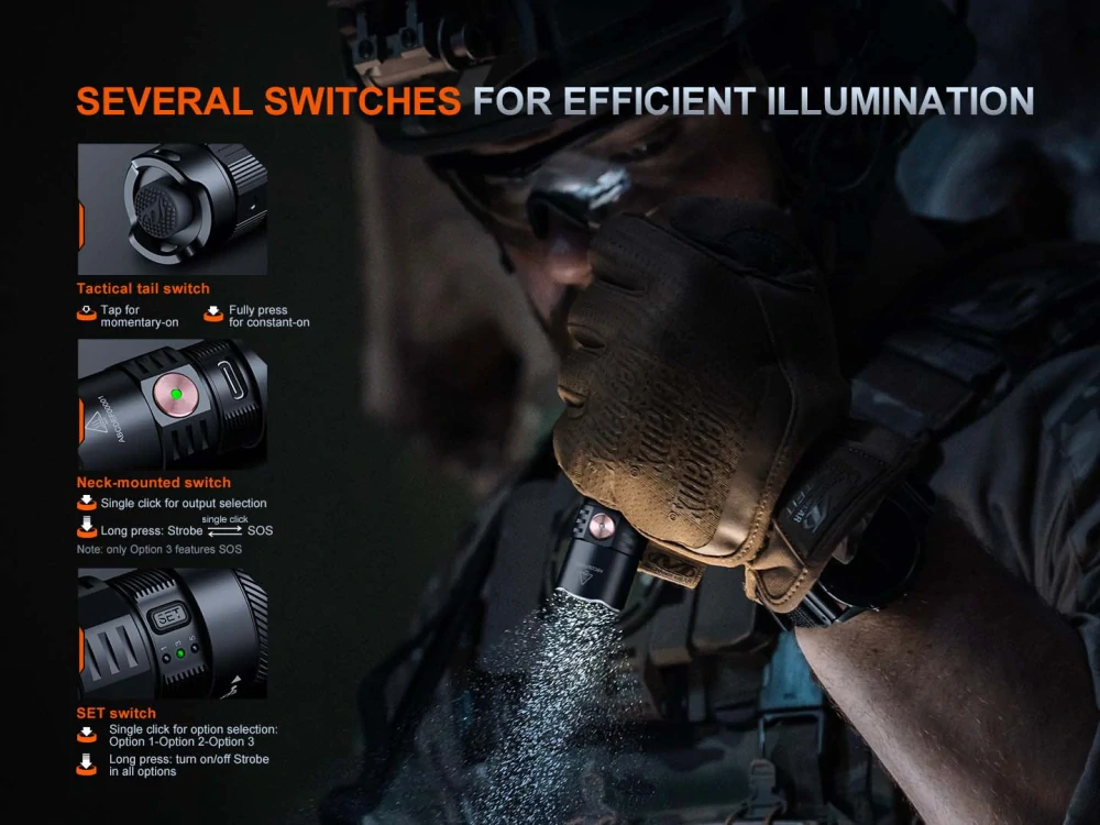 Led svítilna Fenix PD35R ACE
