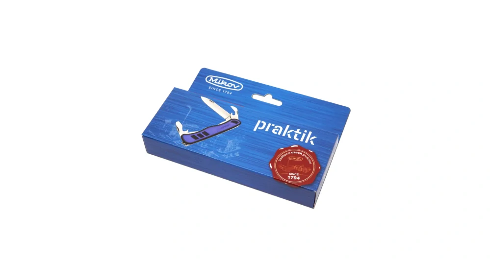 Mikov Praktik 115-NH-3A kapesní zavírací nůž-modrý.