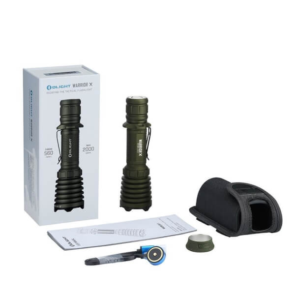 Olight Warrior X 2000 lm - green Led svítilna