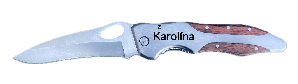 Kapesní zavírací nůž se jménem