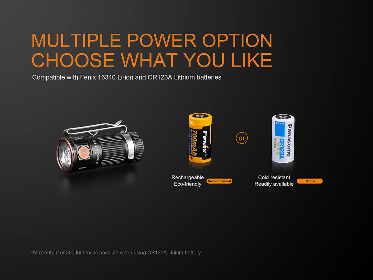 Led svítilna Fenix E16