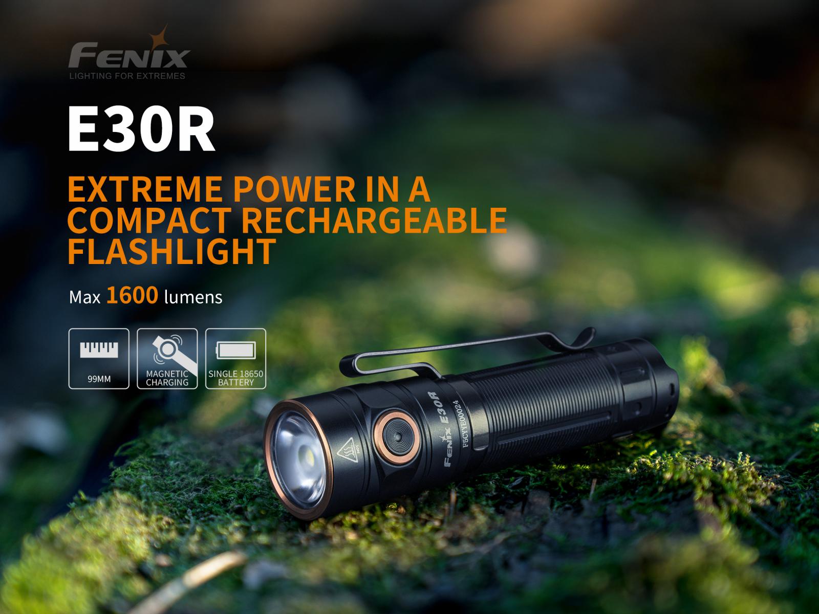 Nabíjecí LED svítilna Fenix E30R
