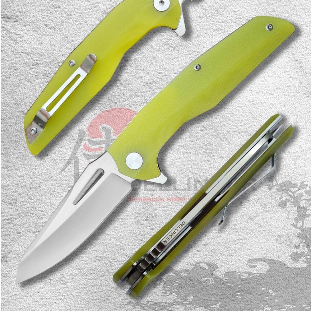 Kapesní zavírací nůž Dellinger Coyotte Flipper GREEN
