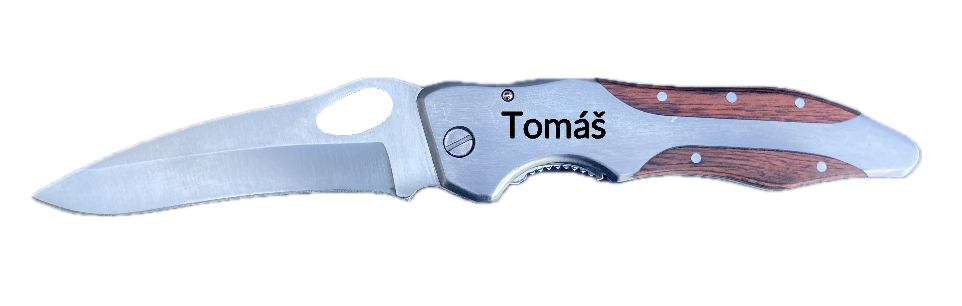 Kapesní zavírací nůž se jménem
