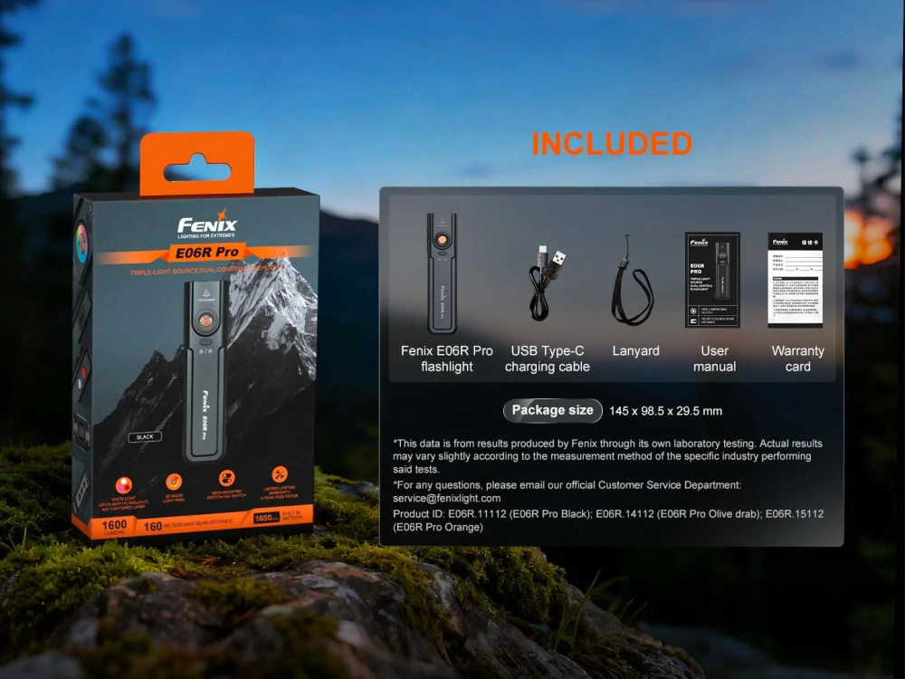 Nabíjecí EDC baterka Fenix E06R PRO